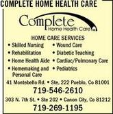 Complete Home Health Care Corporate Office Headquarters